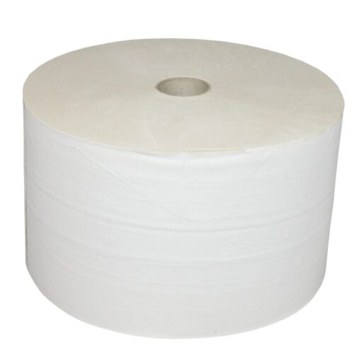 Putztuchrolle Brod 2500, 2191 Blatt, 2-lagig, weiß, Recyclingpapier (RC),  21,5x35 cm, perforiert, 767 m, perforiert, Rolle (Art. 30526) – Bild 7