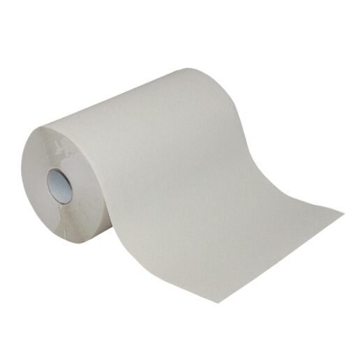 Putztuchrolle Brod 100, 100 Blatt, 3-lagig, natur, Recyclingpapier (E-Tissue), 24x38 cm, 38 m, 10 Rollen (Art. 30645) – Bild 5