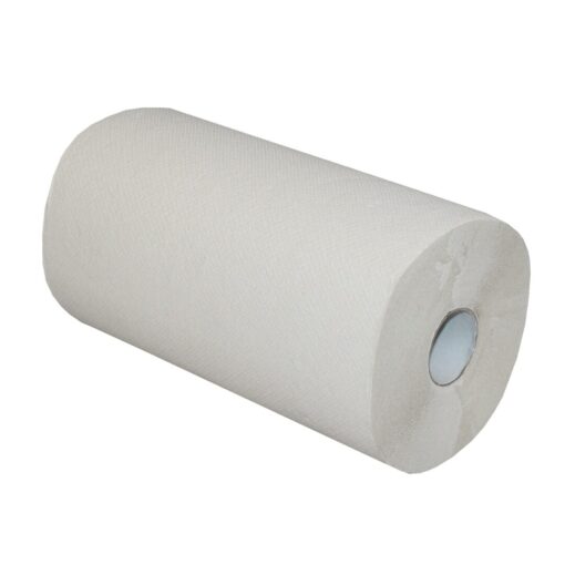 Putztuchrolle Brod 100, 100 Blatt, 3-lagig, natur, Recyclingpapier (E-Tissue), 24x38 cm, 38 m, 10 Rollen (Art. 30645) – Bild 7