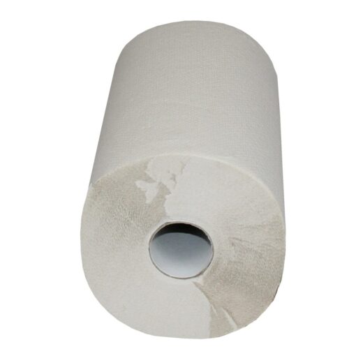 Putztuchrolle Brod 100, 100 Blatt, 3-lagig, natur, Recyclingpapier (E-Tissue), 24x38 cm, 38 m, 10 Rollen (Art. 30645) – Bild 6
