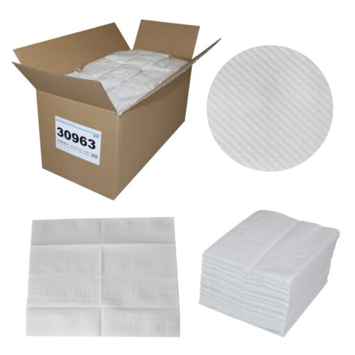 NOWOZELL® Wischtücher, 1.000 Lagenzellstofftücher, 3-lagig, natur, Recyclingpapier, 28x34 cm, 20x50=1.000 Tücher im Karton (Art. 30963) – Bild 2