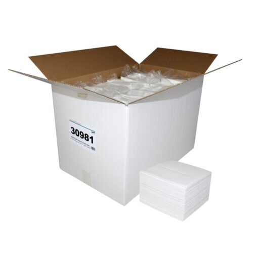 NOWOLIN® Extra Plus 50, 1200 Tücher, Universaltücher mit Textilcharakter, feine Lochstruktur, weiß, Viskose, 34x38 cm, 24x50=1200 Tücher (Art. 30981)