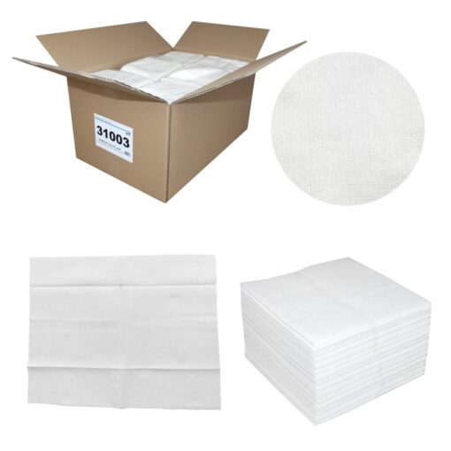 NOWOLIN® Extra 65, 600 Tücher, Universaltücher mit Textilcharakter, Lochstruktur, weiß, Viskose, 30x38 cm, 24x25=600 Tücher (Art. 31003) – Bild 2