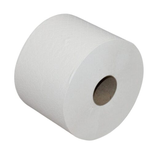 Toilettenpapier BlackSatino, 2-lagig, weiß, Recyclingpapier (RC), 712 Blatt, Kompaktrolle, 24 Rollen (Art. 90632) – Bild 3