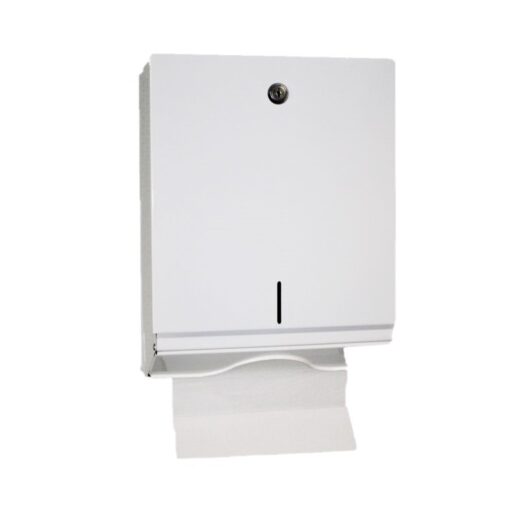 Falthandtuchspender Universal, weiß, Metall (Art. 90960) – Bild 2
