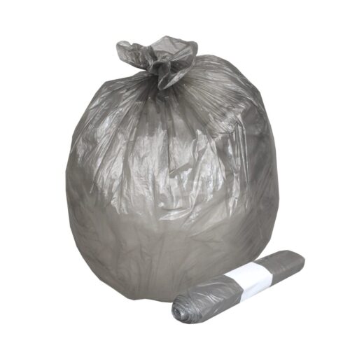 Müllbeutel Brod, grau, für Kosmetikeimer, 15 Liter, 220×170x500 mm, 6 µ, 20 Rollen a 50 Stück= 1000 Stück im Karton (Art. 91303) – Bild 8