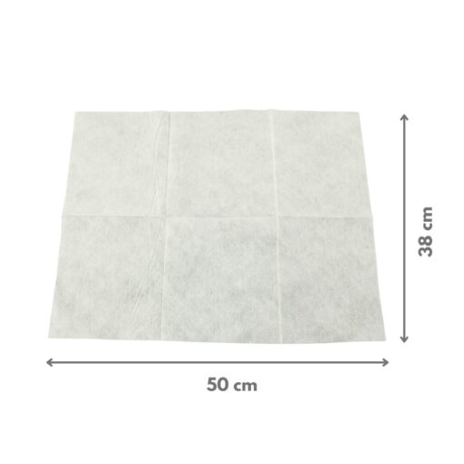 Wischtücher Brod Koton, weiß, aus Lyocell & Polyester, 50x38 cm, 500 Tücher im Karton (Art. 30986) – Bild 2
