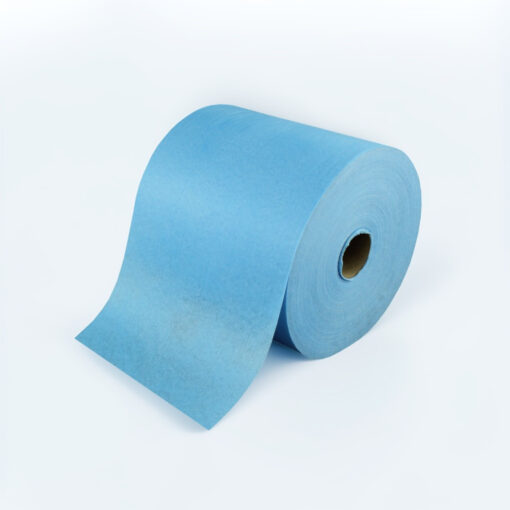 Spezialwischtuchrolle, Universaltücher mit Textilcharakter, 500 Blatt, glatte Oberflächenstruktur, blau, 30x38 cm, Viskose/Polyester, 1 Rolle (Art. 30996) – Bild 7