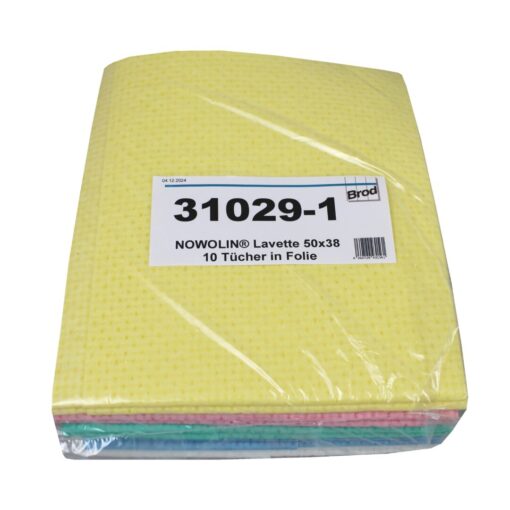 NOWOLIN® Extra Plus Lavette 80, Universaltücher mit Textilcharakter, Lochstruktur, bunt, Viskose/Polyester, 50×38 cm, 10 Tücher (Art. 31029-1) – Bild 5