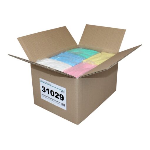 NOWOLIN® Extra Plus Lavette 80, Universaltücher mit Textilcharakter, Lochstruktur, farblich sortiert, Viskose/Polyester, 50×38 cm, 5×25=125 Tücher (Art. 31029)
