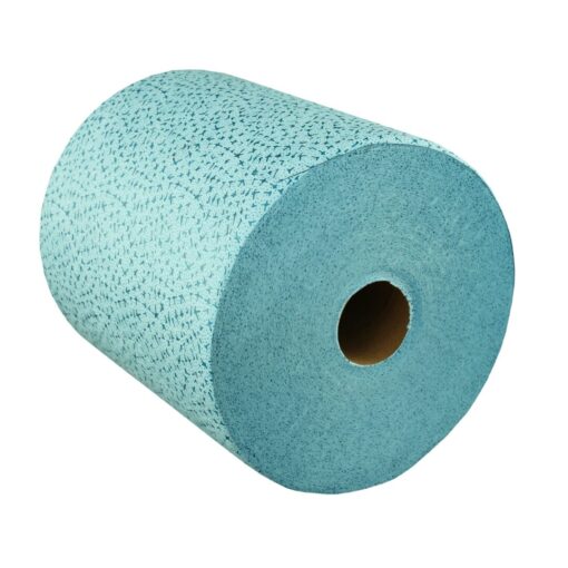 Polypropylen Spezialwischtuchrolle, 500 Blatt, schwammähnlich, blau, 32x35 cm, 1 Rolle (Art. 37167) – Bild 6