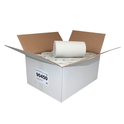 Handtuchrolle Brod natur 90, 1-lagig, Recyclingpapier (RC), 90 m, unperforiert, 12 Rollen (Art. 90450)