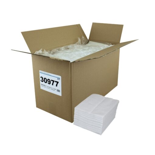 NOWOZELL® Wischtücher, 1.000 Lagenzellstofftücher, 4-lagig, natur, Recyclingpapier, 28x34 cm, 20x50=1.000 Tücher im Karton (Art. 30977)