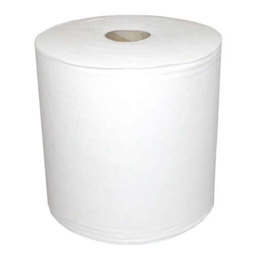 NOWOLIN® Poliertuch 65, Textilcharakter, 500 Blatt, glatte Oberflächenstruktur, weiß, Viskose/Polyester, ca. 30x38 cm, 1 Rolle (Art. 31011) – Bild 6