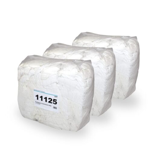 Polierleinen Putzlappen, weiß, Damast-Bettwäsche, 10 kg (Art. 11125) – Bild 4