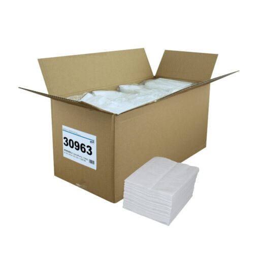 NOWOZELL® Wischtücher, 1.000 Lagenzellstofftücher, 3-lagig, natur, Recyclingpapier, 28x34 cm, 20x50=1.000 Tücher im Karton (Art. 30963)