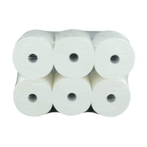 Handtuchrolle Brod 140, für Autocut-Spender, 2-lagig, hochweiß, Zellstoff, 20 cm breit, 140 m, unperforiert, 6 Rollen (Art. 90467) – Bild 8