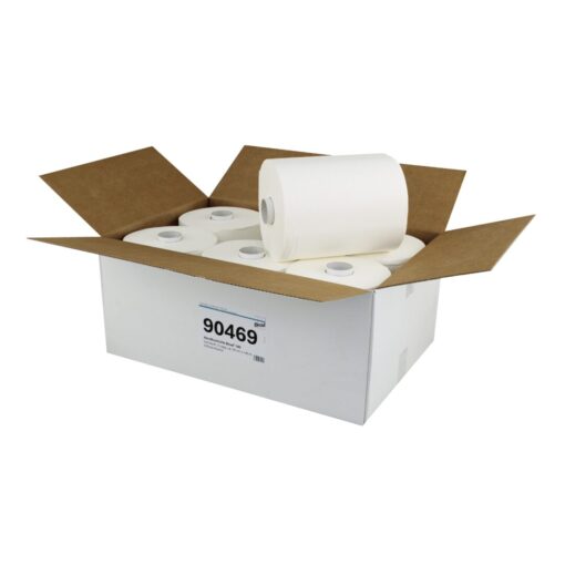 Handtuchrolle Brod 140, 2-lagig, hochweiß, Zellstoff, 24 cm breit, 140 m, unperforiert, Centerfeed, 6 Rollen (Art. 90469) – Bild 8