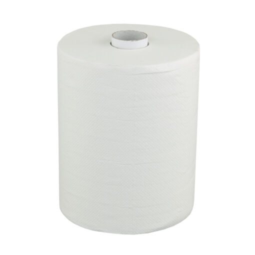 Handtuchrolle Brod 140, 2-lagig, hochweiß, Zellstoff, 24 cm breit, 140 m, unperforiert, Centerfeed, 6 Rollen (Art. 90469) – Bild 5