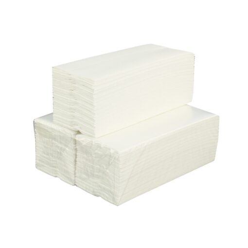 Falthandtuch Paperdi, 2-lagig, hochweiß, Zellstoff, C-Falz, 23x31cm, 3600 Tücher (Art. 90480-1) – Bild 3