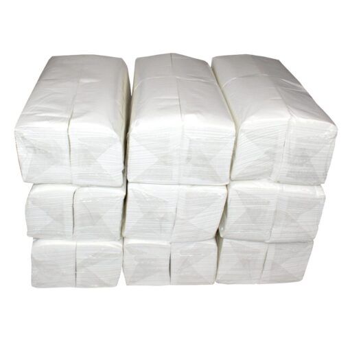 Servietten Brod® 1-lagig, weiß, Zellstoff, 32,5×32 cm, 1/8 Falz, 9×500=4500 Stück (Art. 90620) – Bild 6