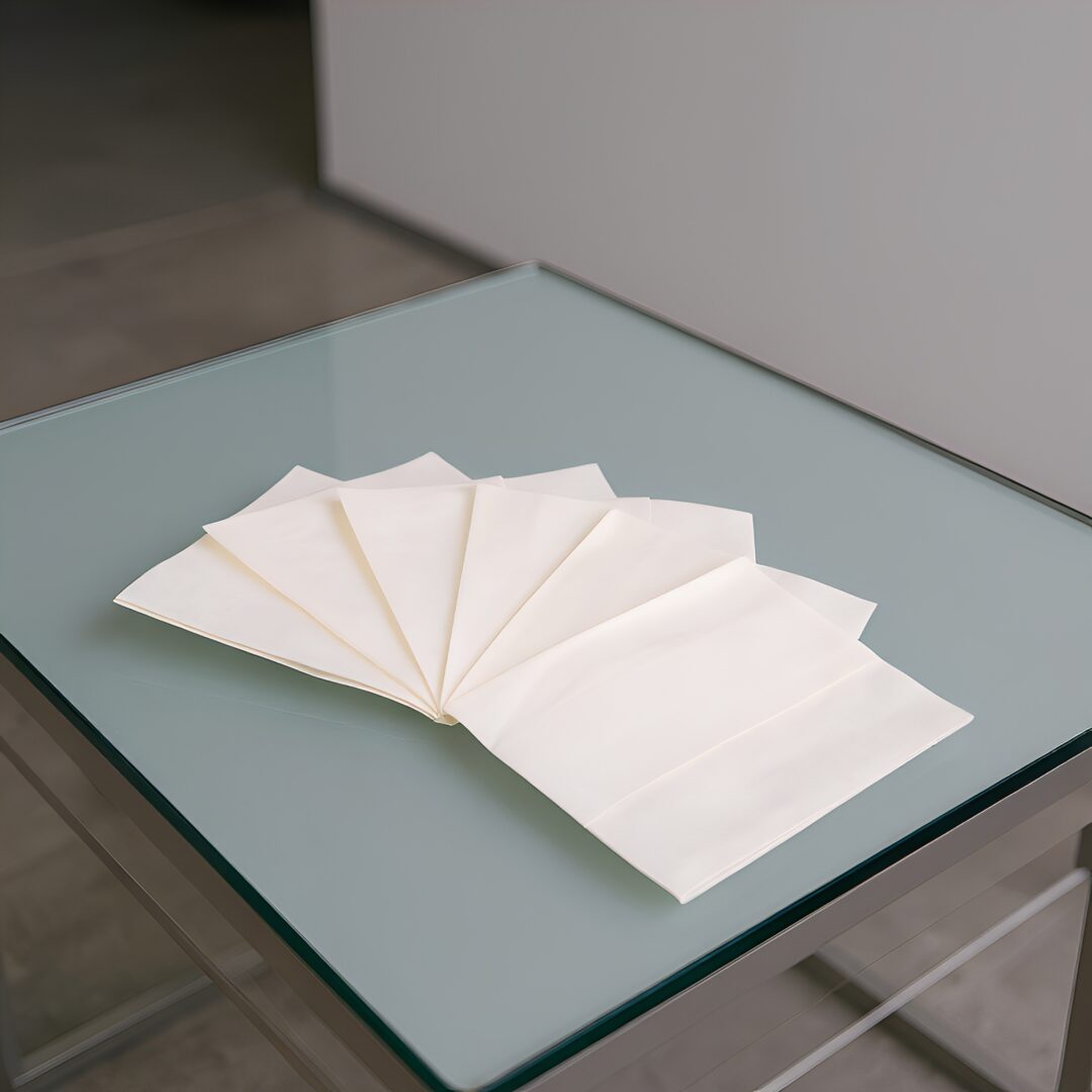 NOWOLIN® Poliertuch 65, Textilcharakter, weiß, Viskose/Polyester, 35x38 cm, 25 Tücher (31010-1) – Bild 3