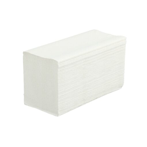 Falthandtuch Brod® Smart, 2-lagig, weiß, Recyclingpapier (RC), W-Falz, 21x32 cm, 3200 Tücher (Art. 90511) – Bild 4