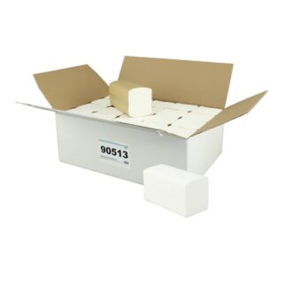 Falthandtuch Brod® Lux Premium, 3-lagig, weiß, W-Falz, 21x32 cm, 2.500 Tücher