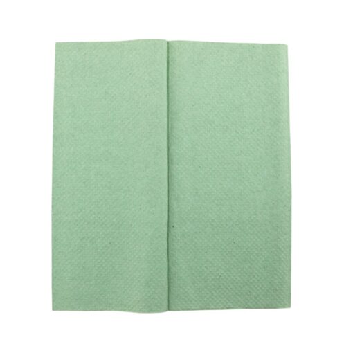 Falthandtuch Huchtemeier, 1-lagig, grün, Recyclingpapier (RC), V-Falz, 25x23 cm, 5000 Tücher (Art. 90521N) – Bild 6