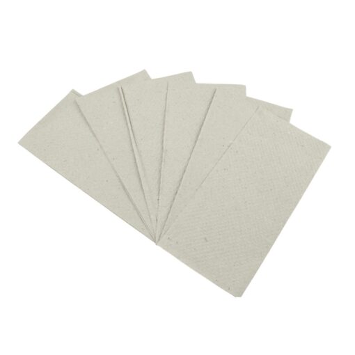 Falthandtuch Huchtemeier, 1-lagig, natur, Recyclingpapier (RC), V-Falz, 25x23 cm, 5000 Tücher (Art. 90526) – Bild 4