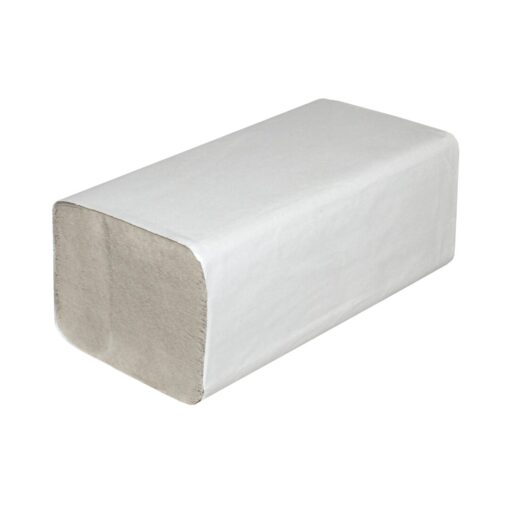 Falthandtuch Huchtemeier, 1-lagig, natur, Recyclingpapier (RC), V-Falz, 25x23 cm, 5000 Tücher (Art. 90526) – Bild 3