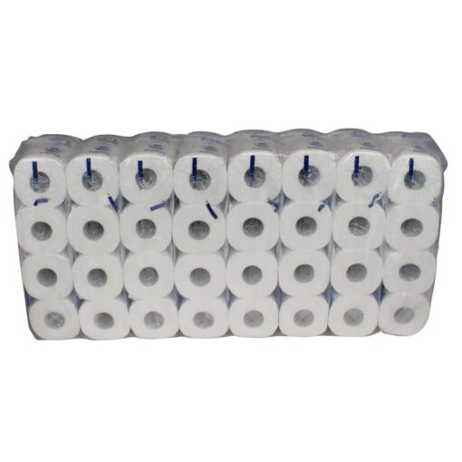 Toilettenpapier Paperdi, 3-lagig, hochweiß, Zellstoff, 250 Blatt, 8x8=64 Rollen (Art. 90631N-2) – Bild 6