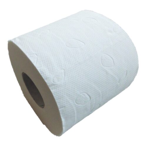 Toilettenpapier Paperdi, 3-lagig, hochweiß, Zellstoff, 250 Blatt, 8x8=64 Rollen (Art. 90631N-2) – Bild 2