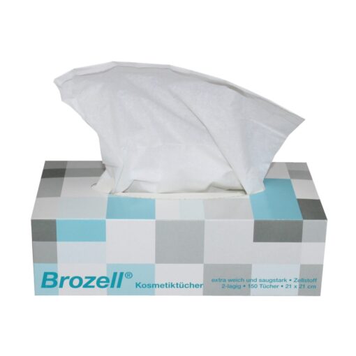 Kosmetiktücher Brozell® Dekorboxen, 2-lagig, hochweiß, 25x150=3750 Tücher (Art. 90663) – Bild 8