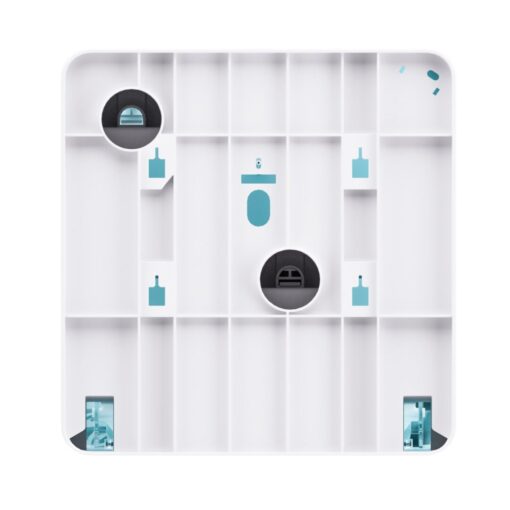 Toilettenpapierspender Satino Jumbo L, weiß, Kunststoff, JT2-kompatibel (Art. 90666) – Bild 4