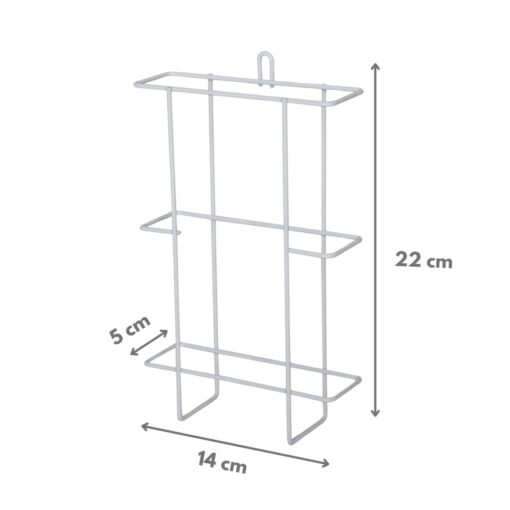 Hygienebeutelspender racon®, für Papierbeutel, weiß, Kunststoff (Art. 90939) – Bild 2