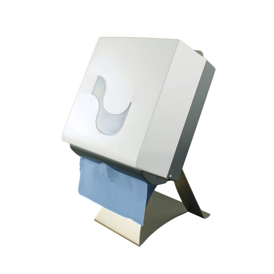 Falthandtuchspender celtex® OMNIA LABOR, weiß, Kunststoff (Art. 90854) – Bild 2