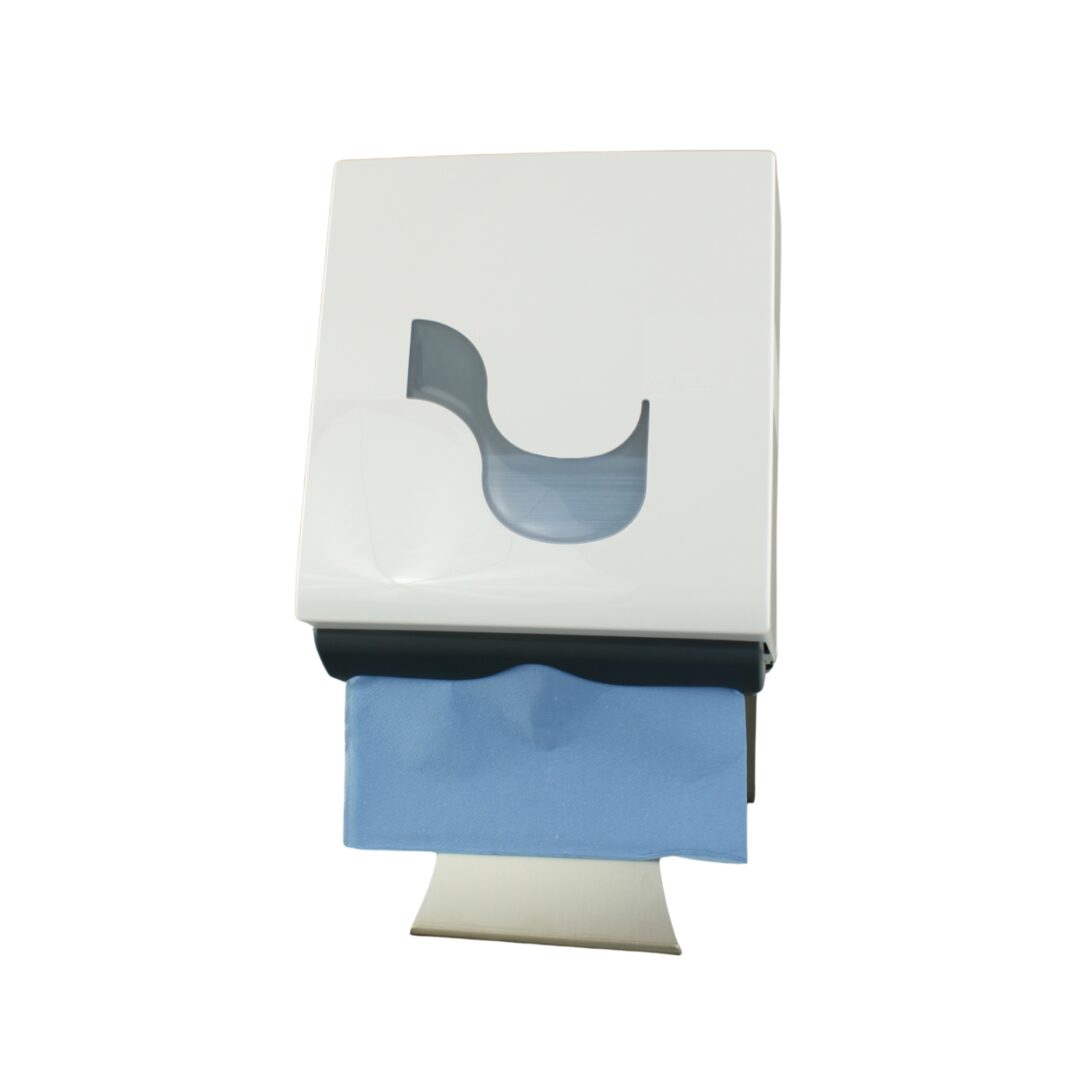 Falthandtuchspender celtex® OMNIA LABOR, weiß, Kunststoff (Art. 90854) – Bild 3