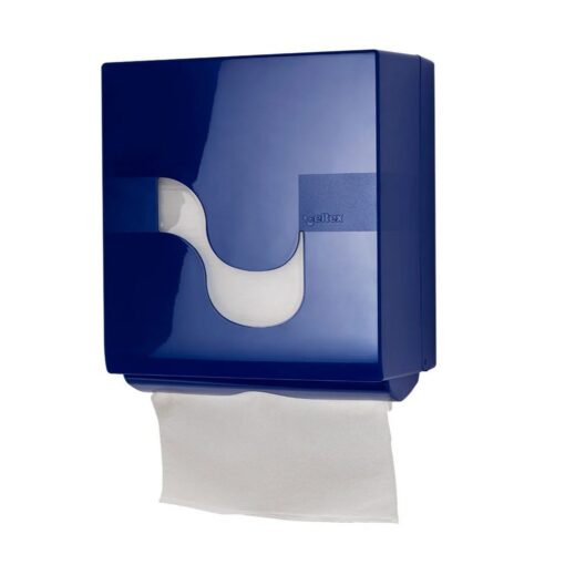 Falthandtuchspender celtex® OMNIA LABOR, blau, Kunststoff (Art. 90855)