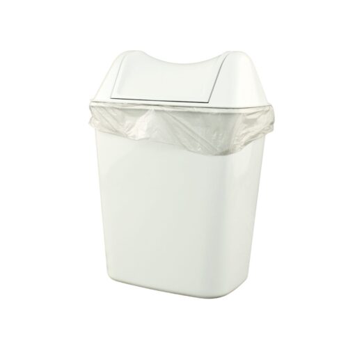 Hygiene Abfallbehälter racon® rubby, 8 Liter, weiß, Kunststoff (Art. 90958) – Bild 6