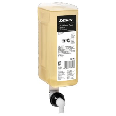 Seifencreme Katrin Clean, farblos, parfümfrei, 1000 ml, 6 Kartuschen (Art. 70043)