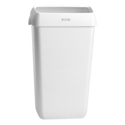 Abfallbehälter Katrin 25 Liter, weiß, Kunststoff, mit Abdeckung (Art. 90982)