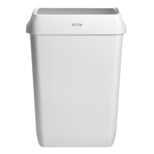 Abfallbehälter Katrin 50 Liter, weiß, Kunststoff, mit Abdeckung (Art. 90983) – Bild 3