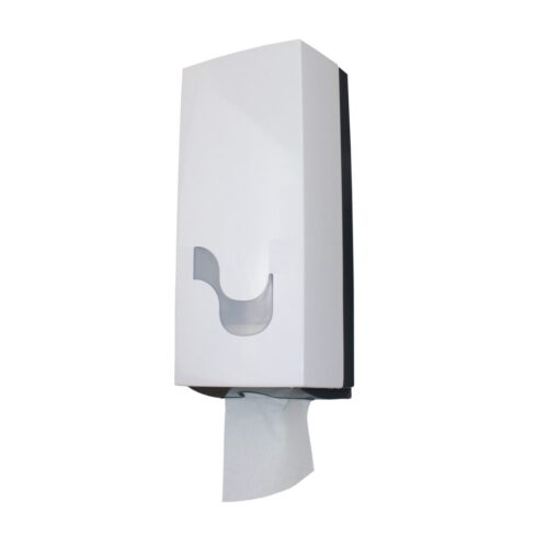 Toilettenpapierspender Celtex für Einzelblatt-Toilettenpapier, weiß, Kunststoff (Art. 90984) – Bild 2