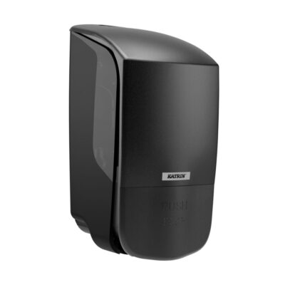 Seifenspender Katrin 500 ml, schwarz, Kunststoff (Art. 90994)