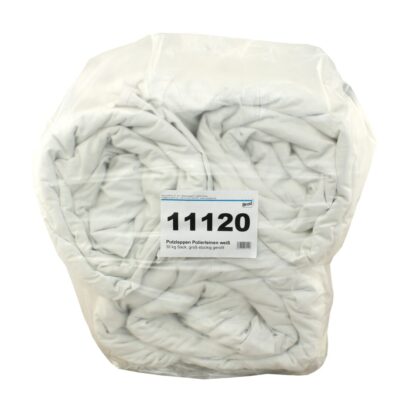 Polierleinen Industrie-Putzlappen, Bettwäsche, weiß, Baumwolle, 30 kg Sack (Art. 11120)