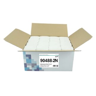 Falthandtuch Brod® Smart, 2-lagig, hochweiß, V-Falz, 23x21 cm, 3200 Tücher